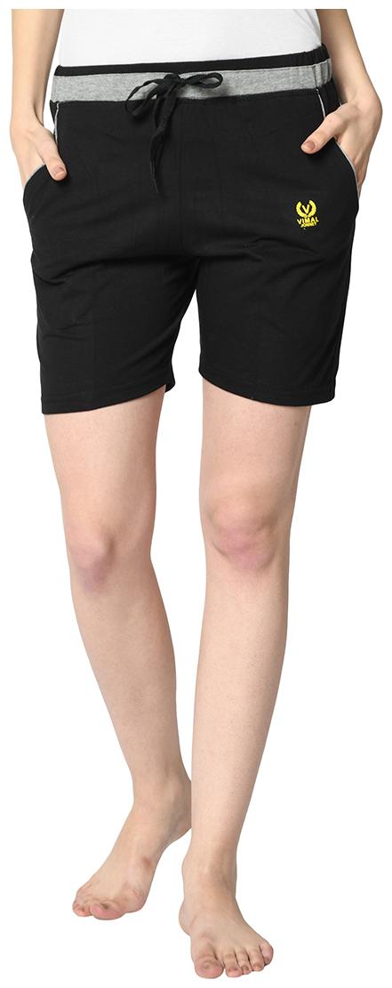 

Vimal Jonney Women S Regular Fit Cotton Short For Gym And Home Wear
