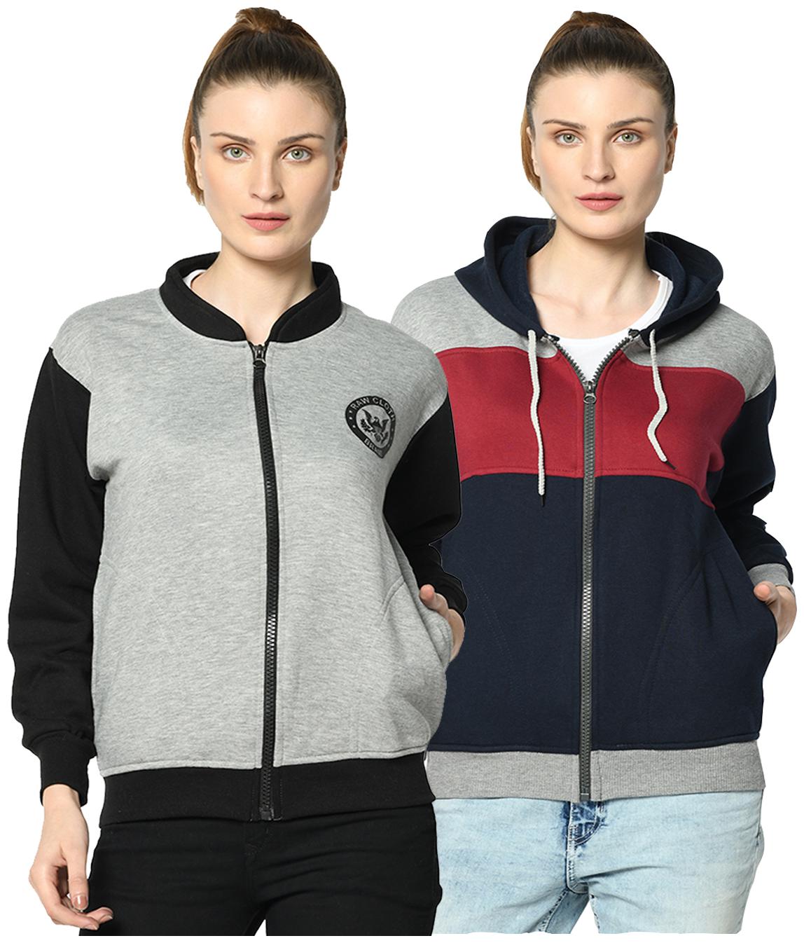 

VIMAL JONNEY Women Colourblocked Hoodie - Multi