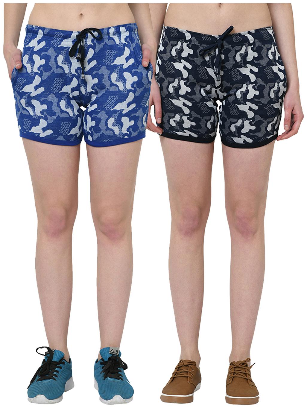 

VIMAL JONNEY Women Self design Regular shorts - Multi