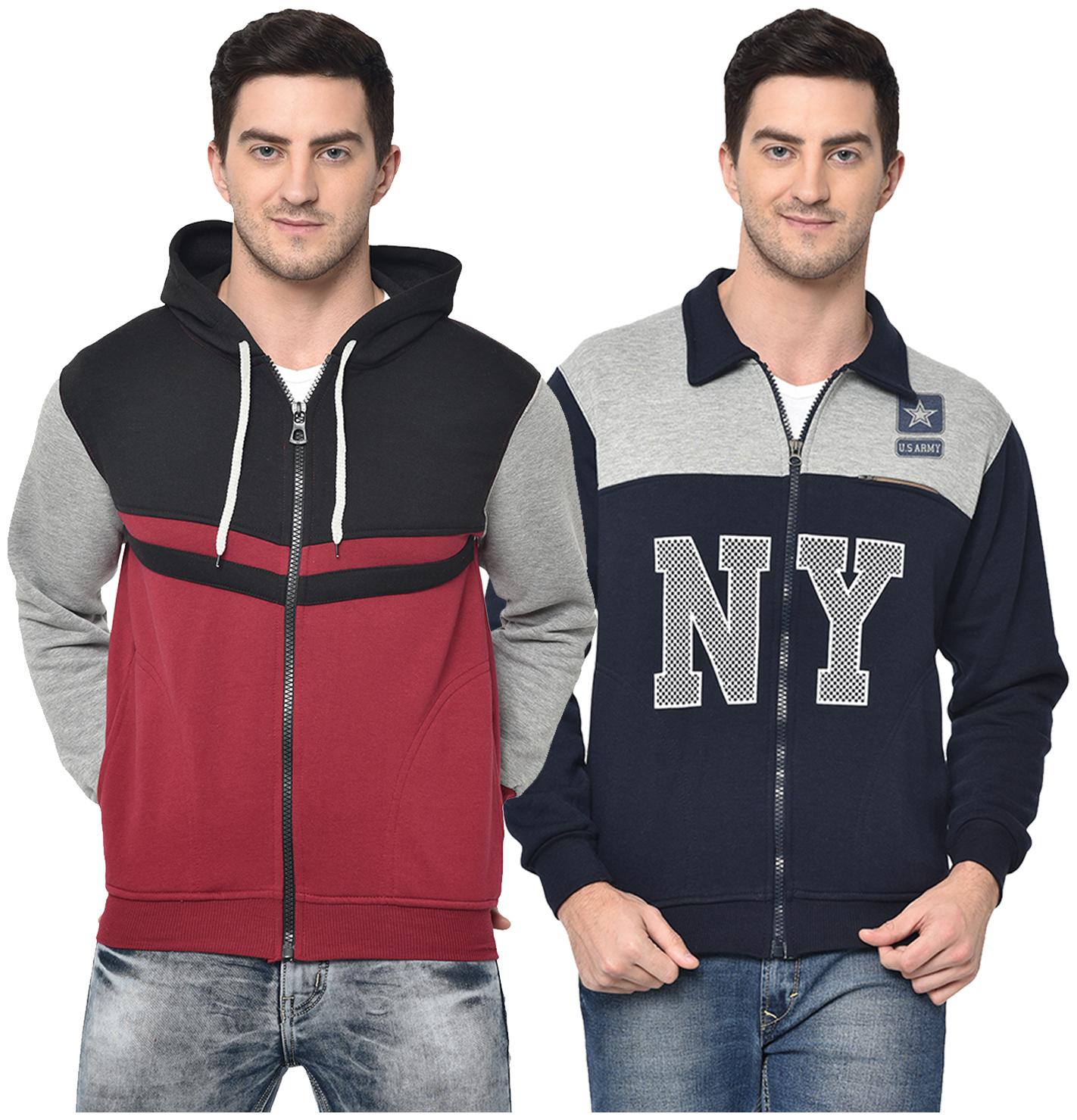

VIMAL JONNEY Men Multi Hooded Hoodie