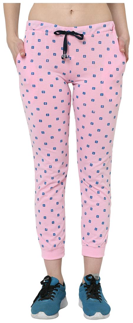 

Vimal Jonney Cotton Blended Regular Fit Pink Track Pant For Women s