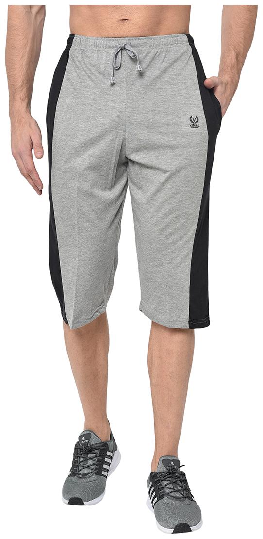 

VIMAL JONNEY Men Grey Regular Fit Regular Shorts