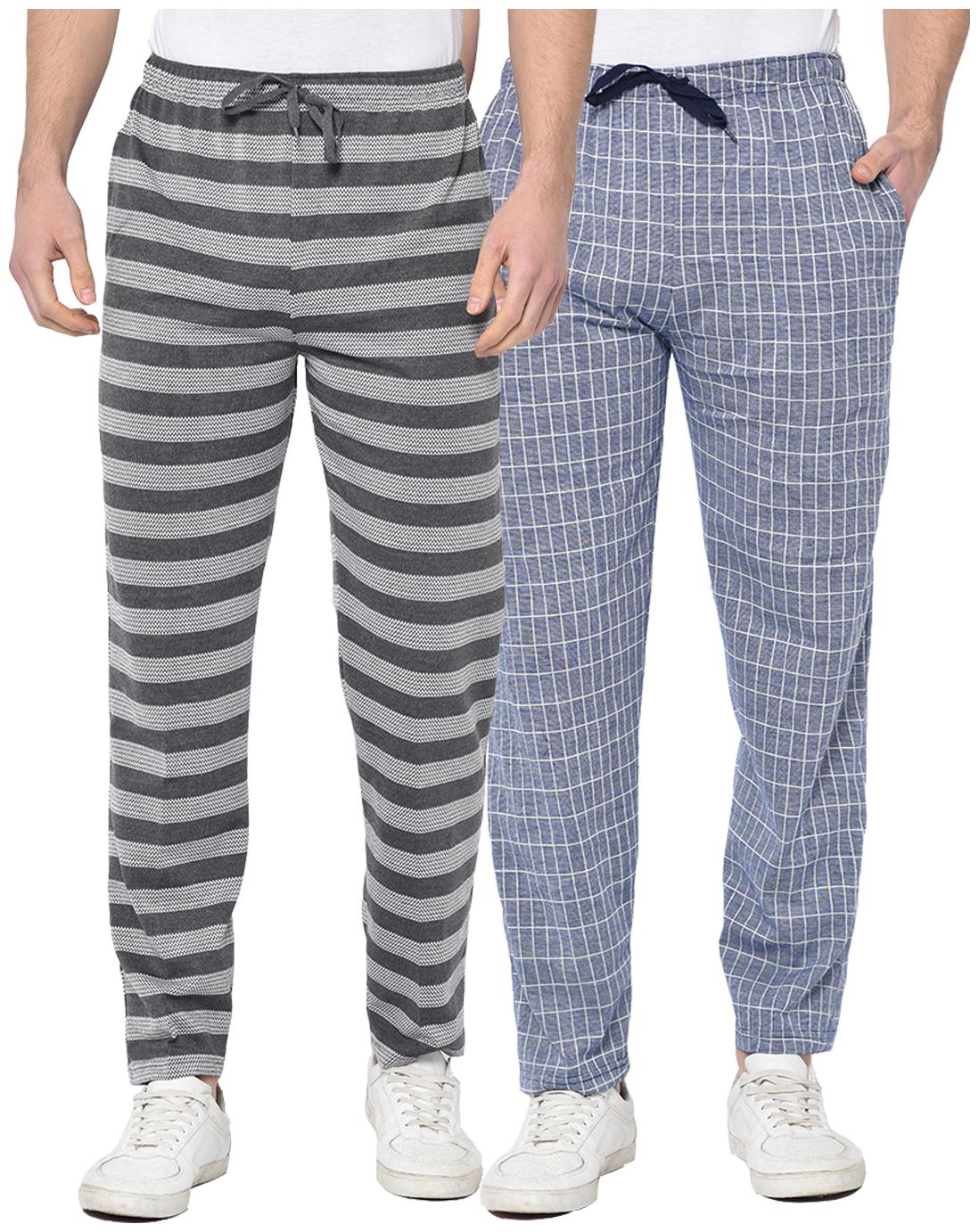 

VIMAL JONNEY Men Multi Striped Regular fit Track pants
