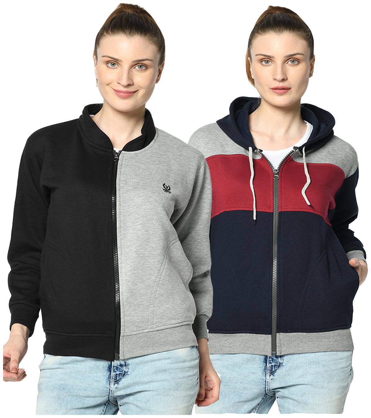 

VIMAL JONNEY Women Colourblocked Hoodie - Multi