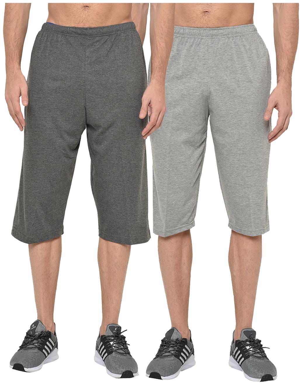 

VIMAL JONNEY Men Grey Regular Fit Regular Shorts