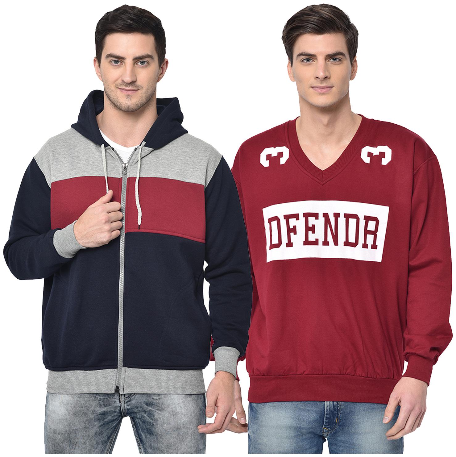 

VIMAL JONNEY Men Multi Hooded Hoodie