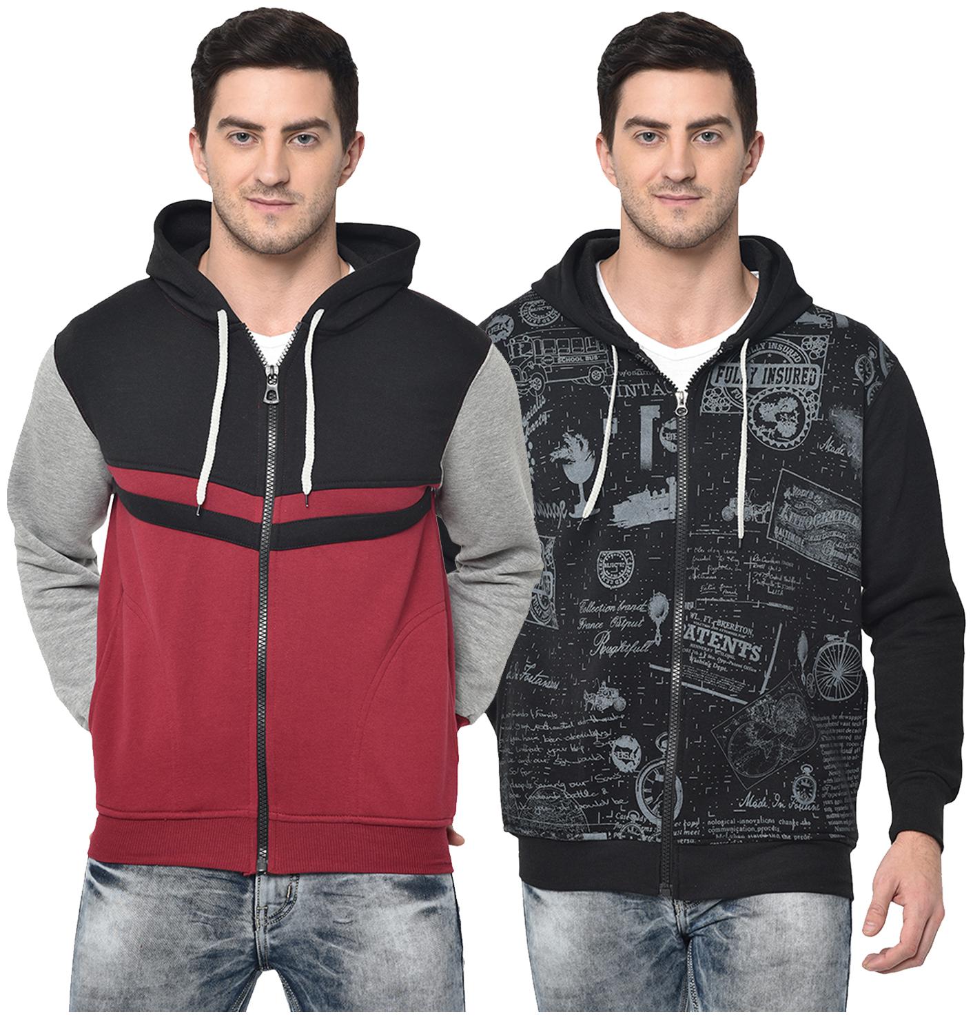 

VIMAL JONNEY Men Multi Hooded Hoodie