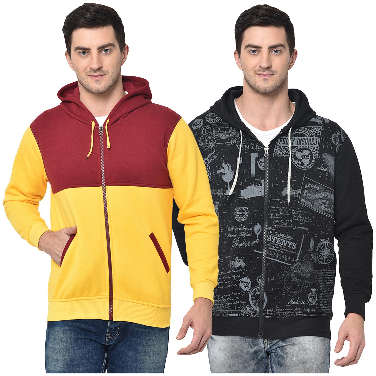 

VIMAL JONNEY Men Multi Hooded Hoodie