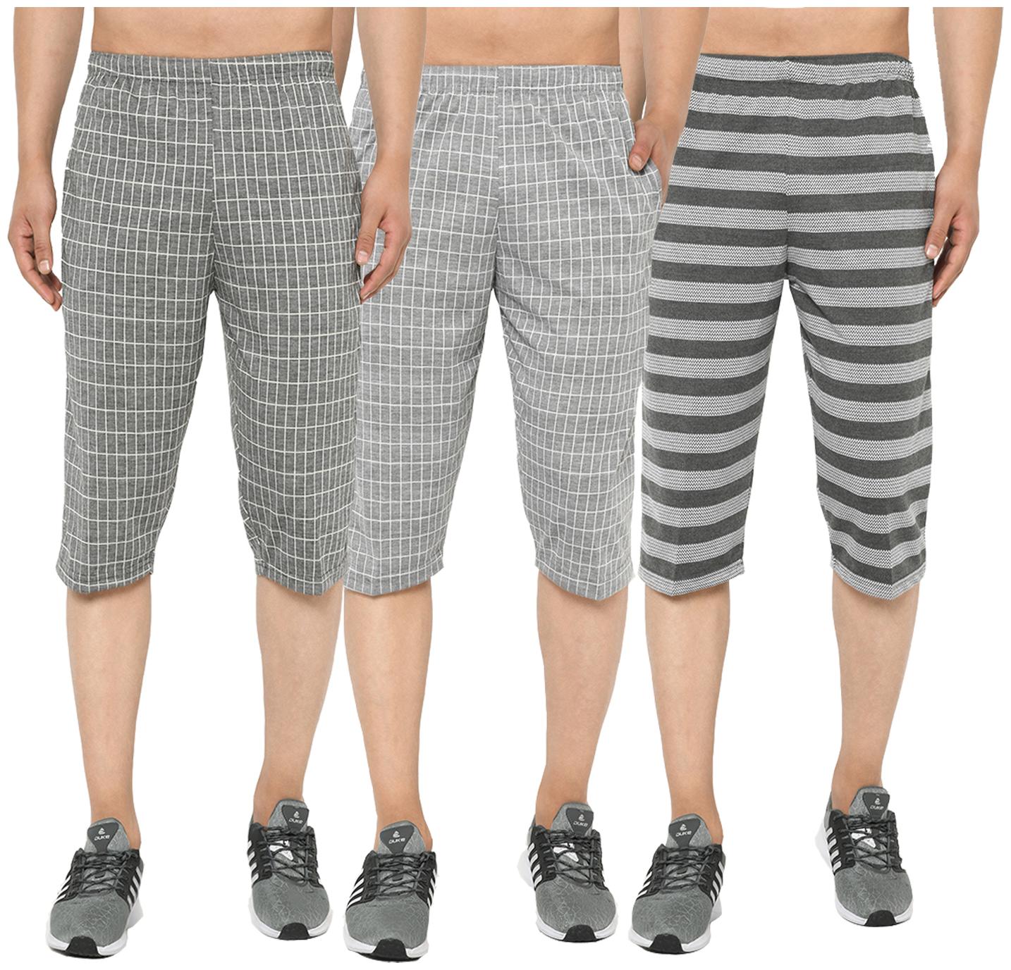 

VIMAL JONNEY Men Grey Regular Fit Regular Shorts