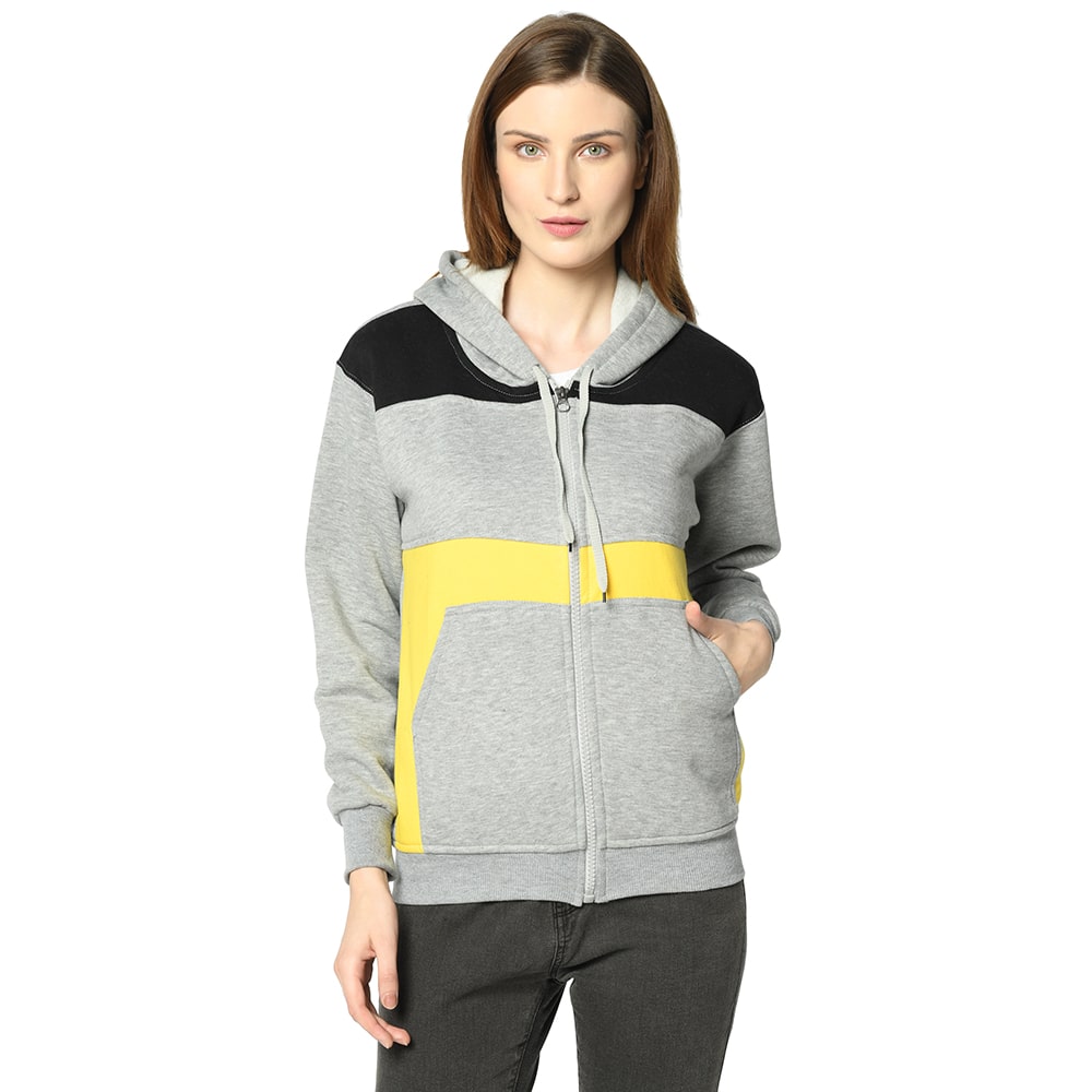 

VIMAL JONNEY Women Colourblocked Sweatshirt - Multi