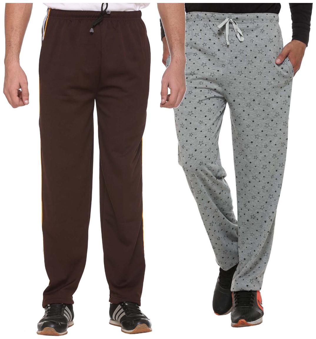 

Vimal Jonney Multicolor Cotton Trackpants For Men(Pack Of 2)