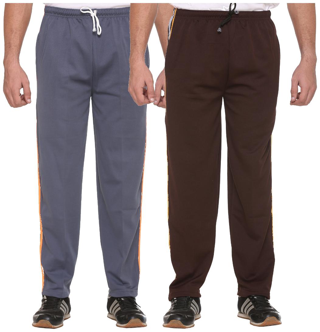 

Vimal Multicolor Striped Cotton Trackpants For Men (pack Of 2)