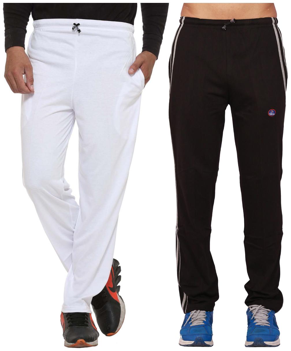 

Vimal Multicolor Cotton Trackpants For Men (pack Of 2)