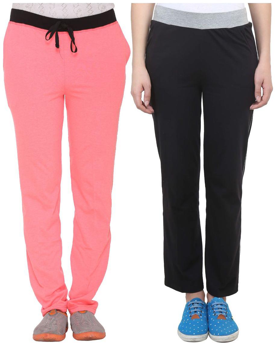 

VIMAL JONNEY Women Slim fit Blended Solid Track pants - Multi