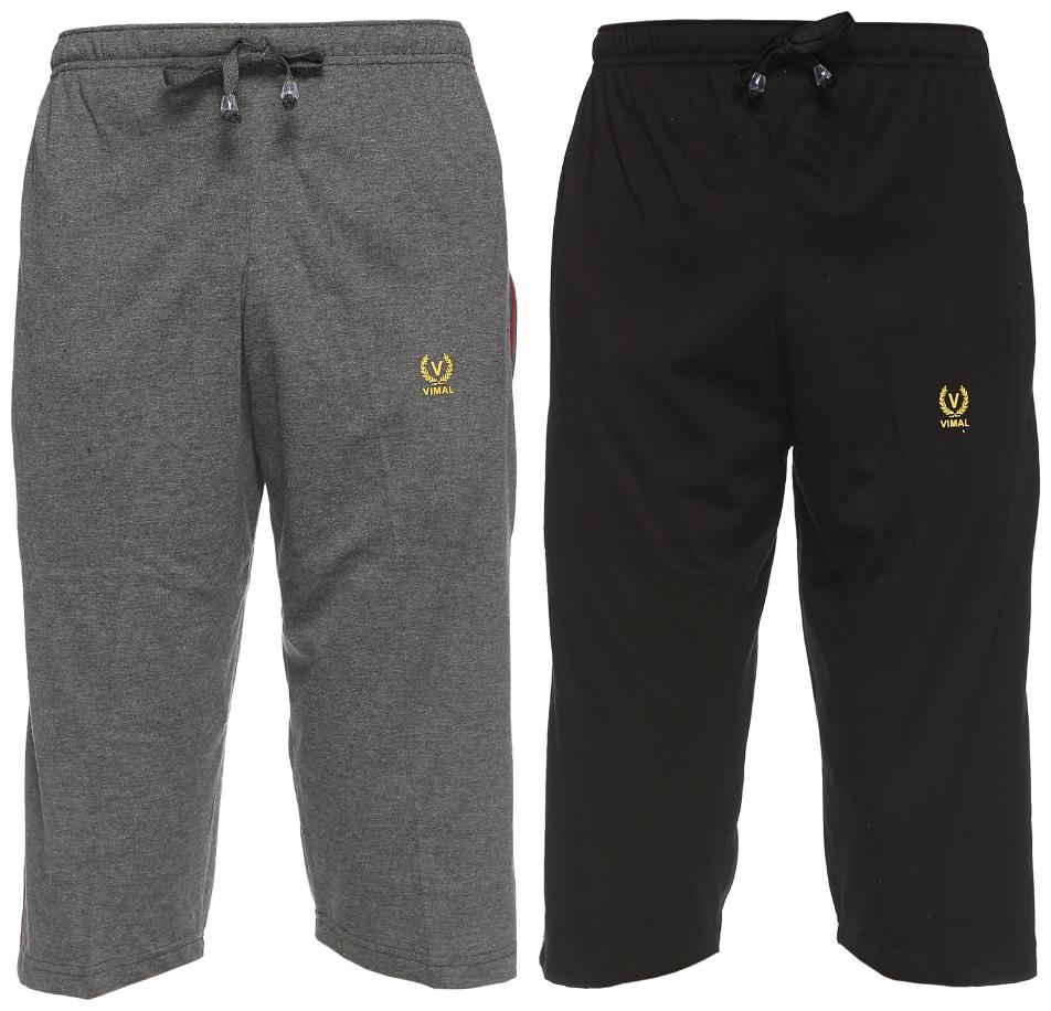 

VIMAL JONNEY Men Black Slim Fit Regular Shorts
