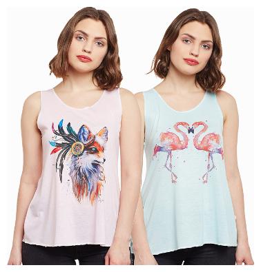 

VIMAL JONNEY Women Printed Regular top - Multi
