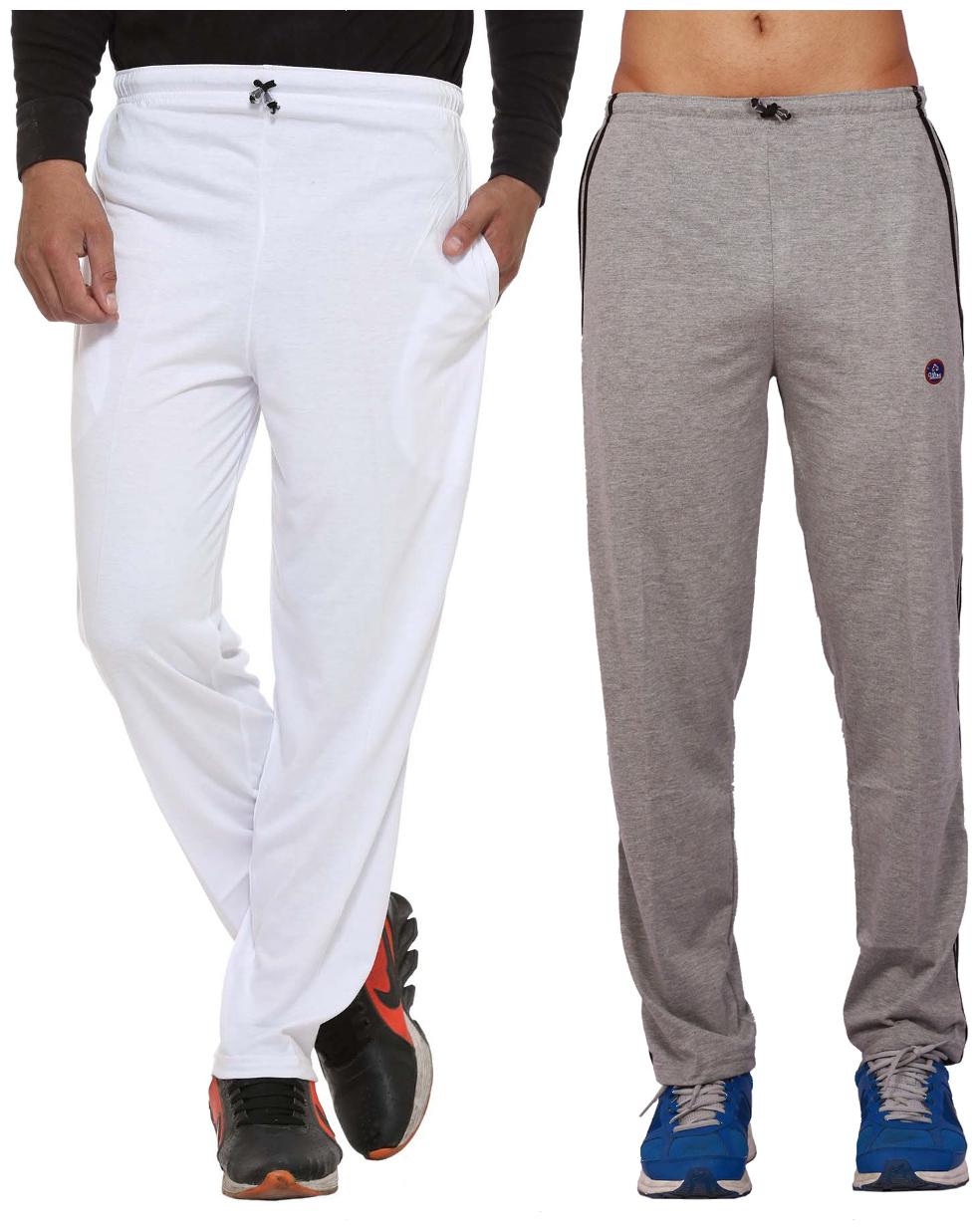 

Vimal Multicolor Cotton Trackpants For Men (pack Of 2)