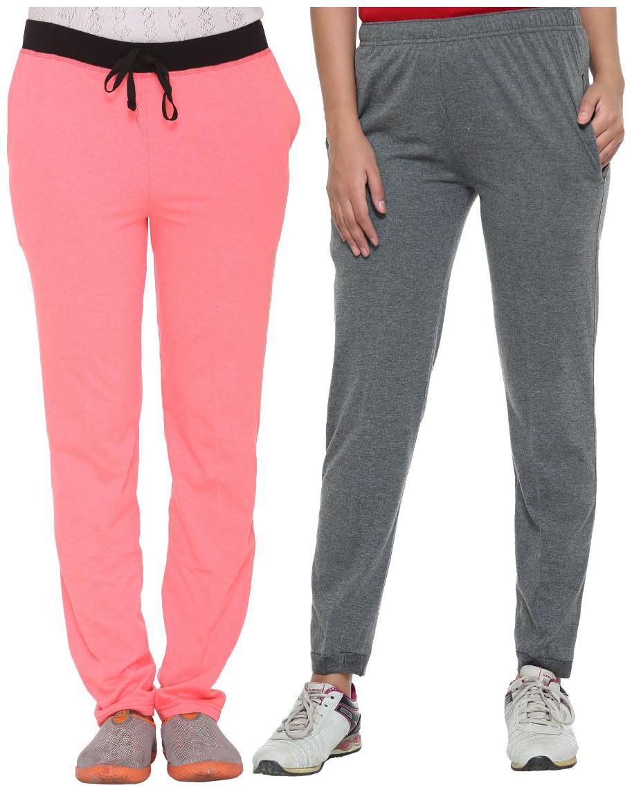 

VIMAL JONNEY Women Slim fit Blended Solid Track pants - Multi