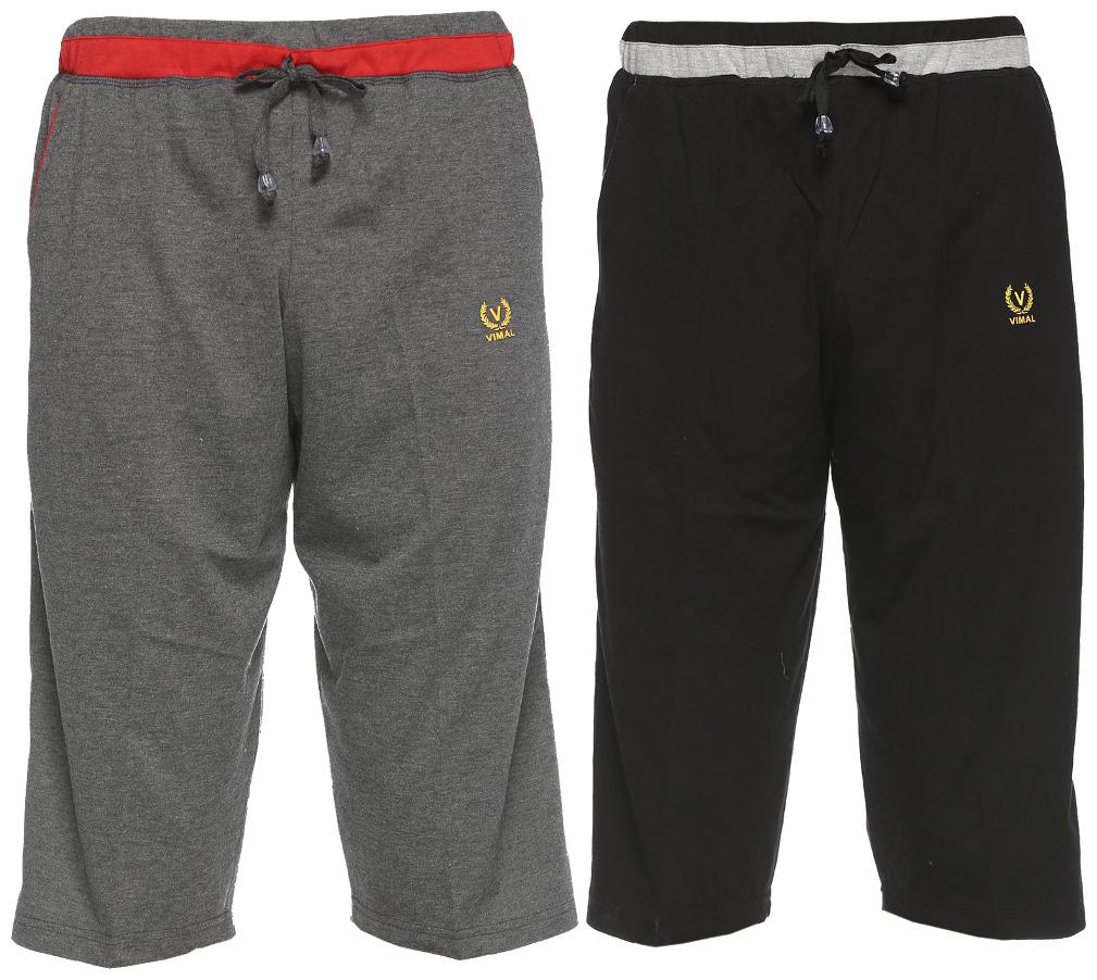 

VIMAL JONNEY Men Black Slim Fit Regular Shorts