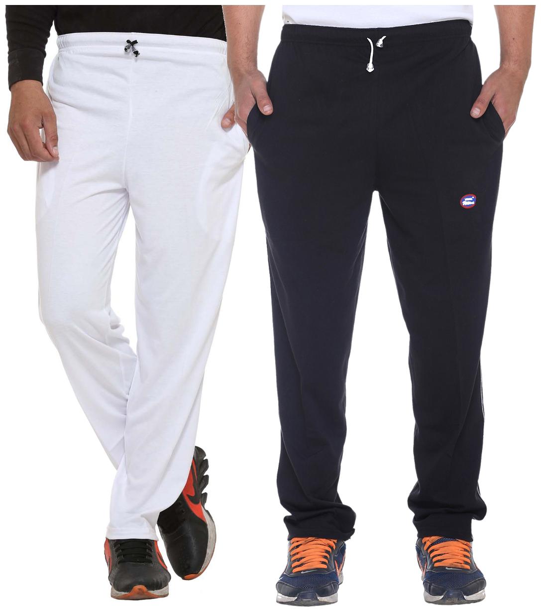 

Vimal Multicolor Cotton Trackpants For Men (pack Of 2)