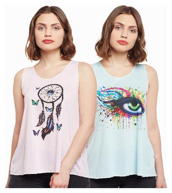 

VIMAL JONNEY Women Printed Regular top - Multi