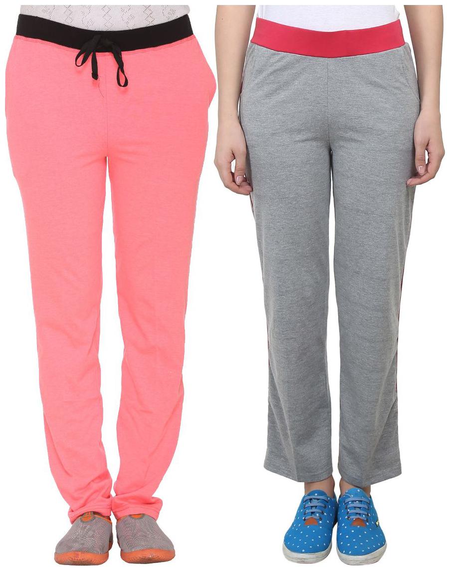 

VIMAL JONNEY Women Slim fit Blended Solid Track pants - Multi