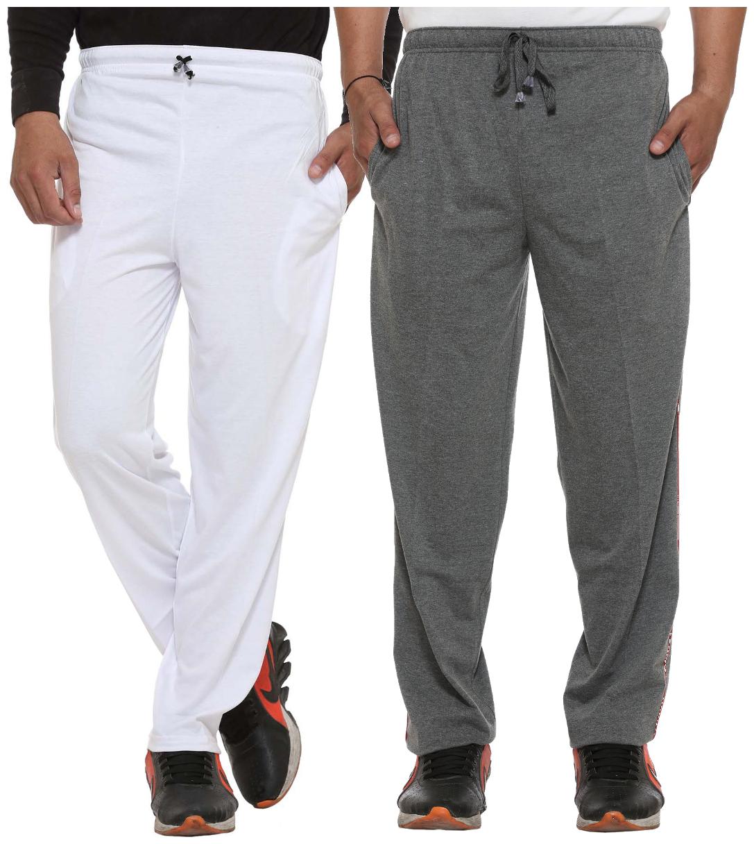 

Vimal Jonney Multicolor Cotton Trackpants For Men (pack Of 2)