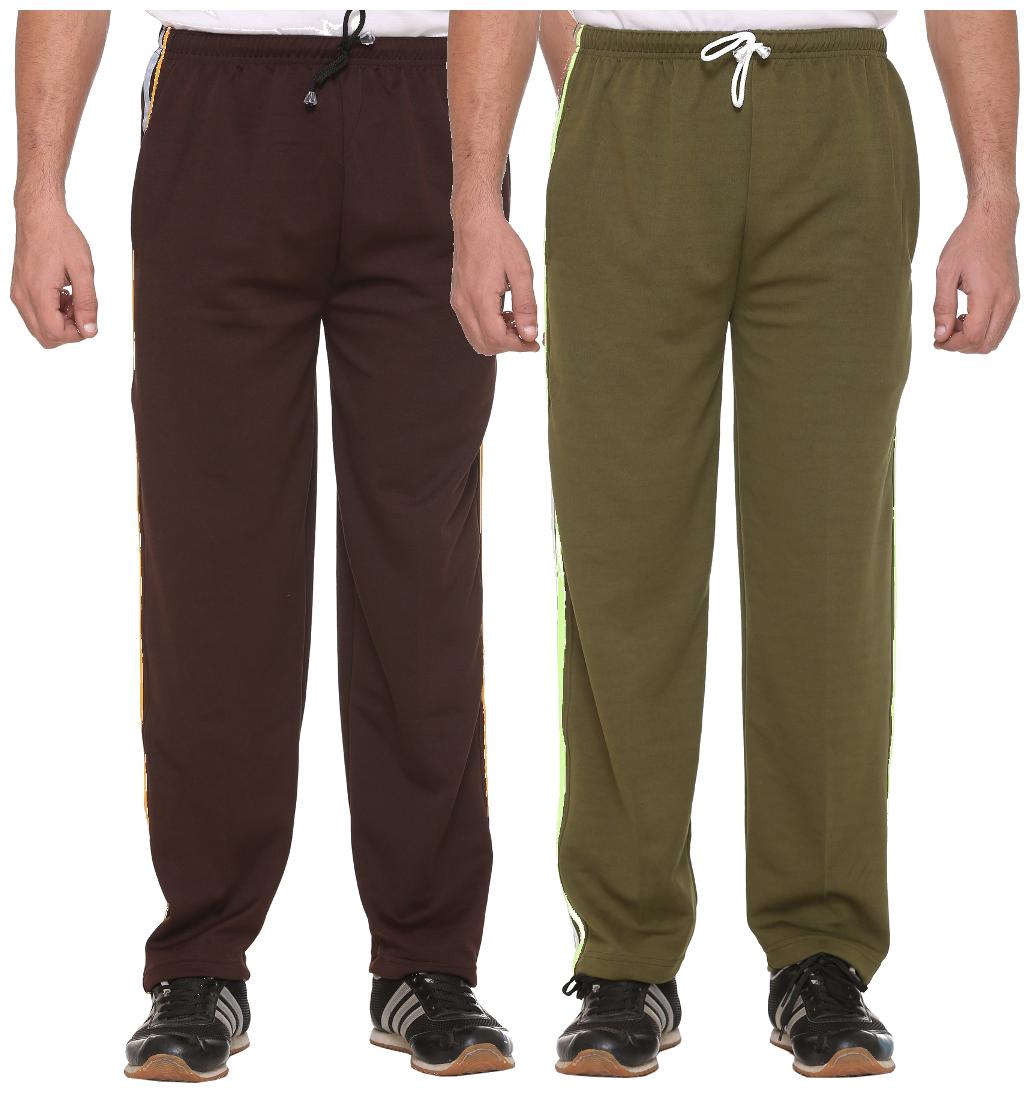 

Vimal Multicolor Striped Cotton Trackpants For Men (pack Of 2)