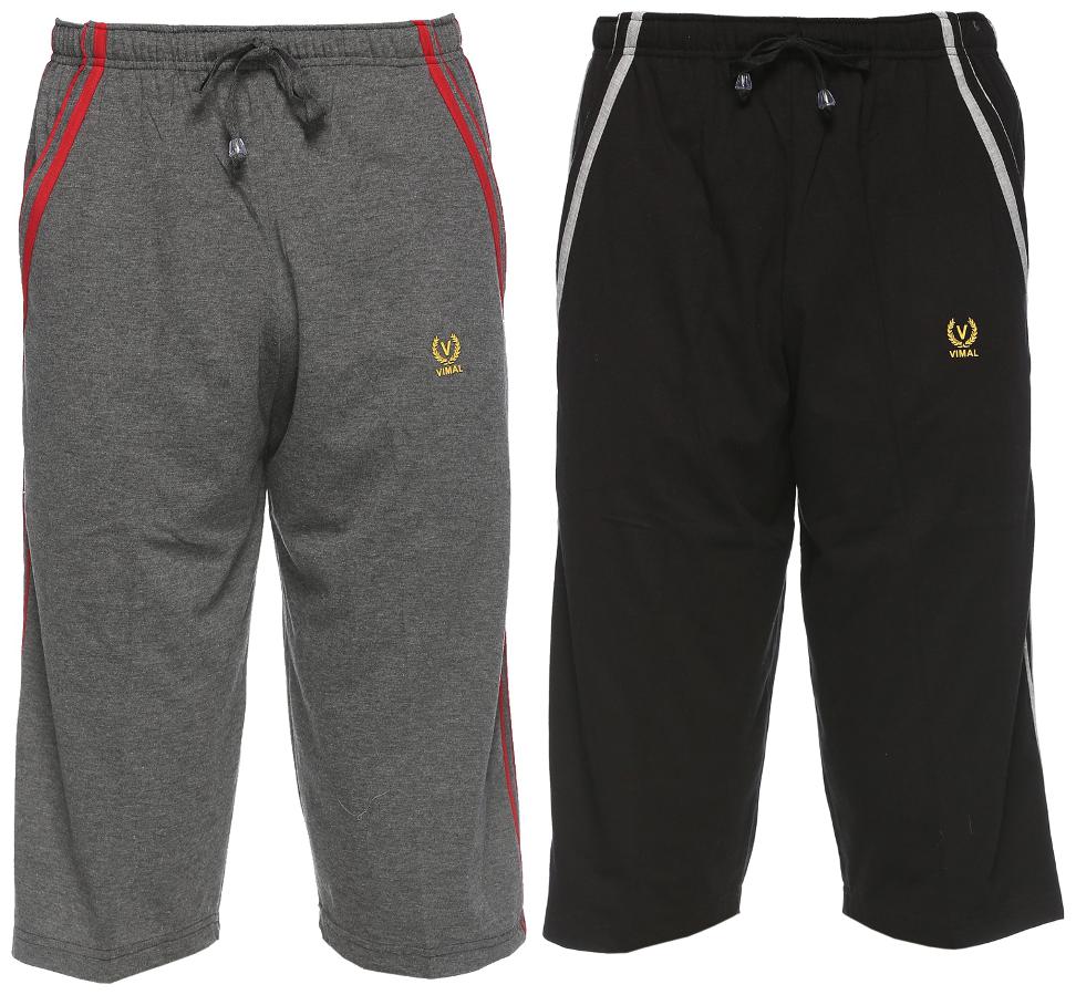 

VIMAL JONNEY Men Black Slim Fit Regular Shorts
