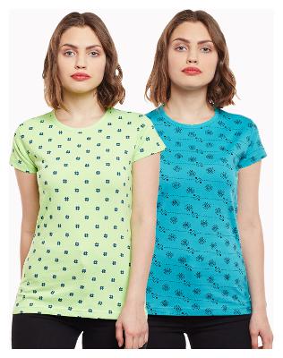 

Vimal Jonney Printed Womens Casual Tops(Pack Of 2)