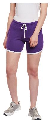 

VIMAL JONNEY Women Printed Denim capri - Purple