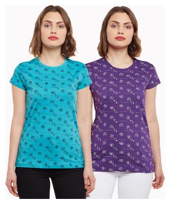 

VIMAL JONNEY Women Printed Regular top - Multi