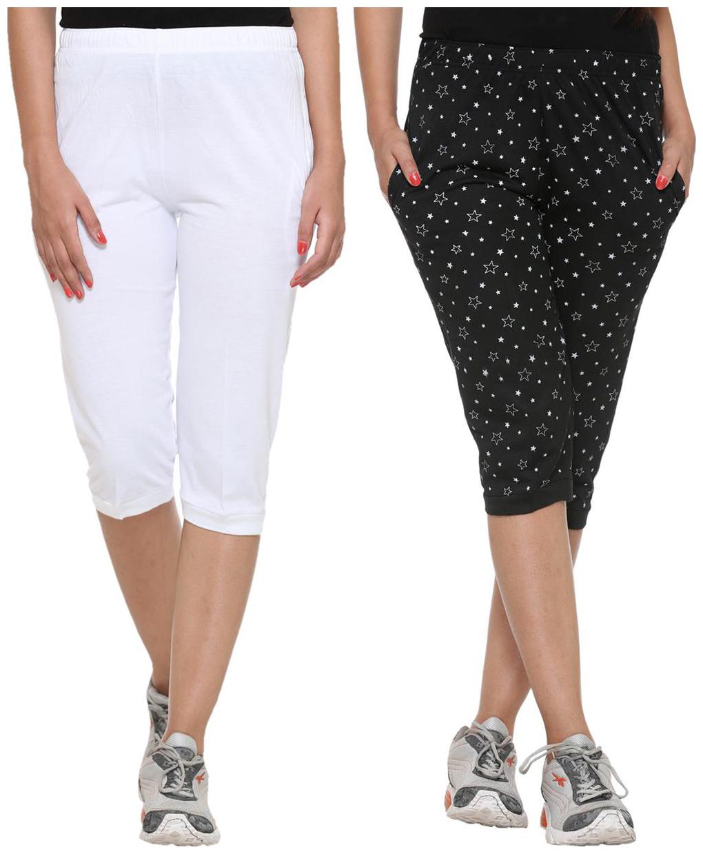 

Vimal Jonney Women s Cotton Capri set of 2
