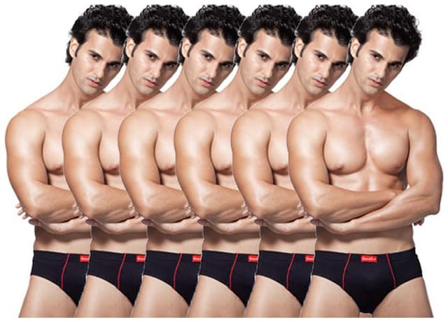 VIP Solid Briefs - Blue ,Pack Of 6