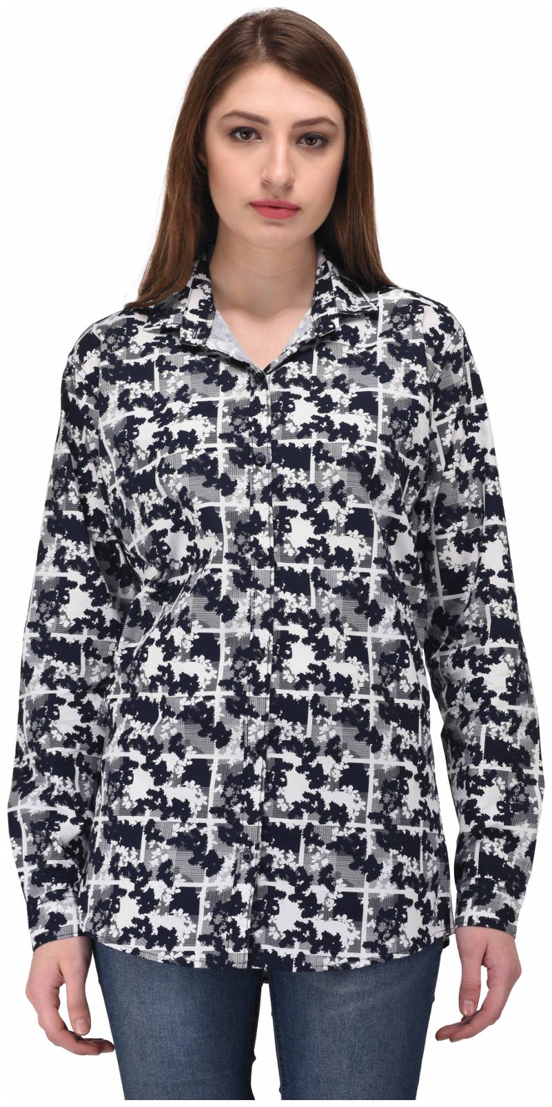 

Viral Girl Women Grey Printed Regular Fit Shirt