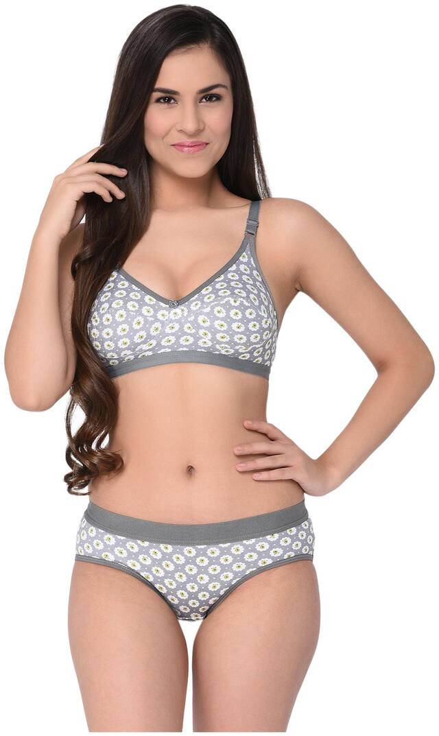 Viral Girl Floral T-shirt bra - 1 Lingerie Set