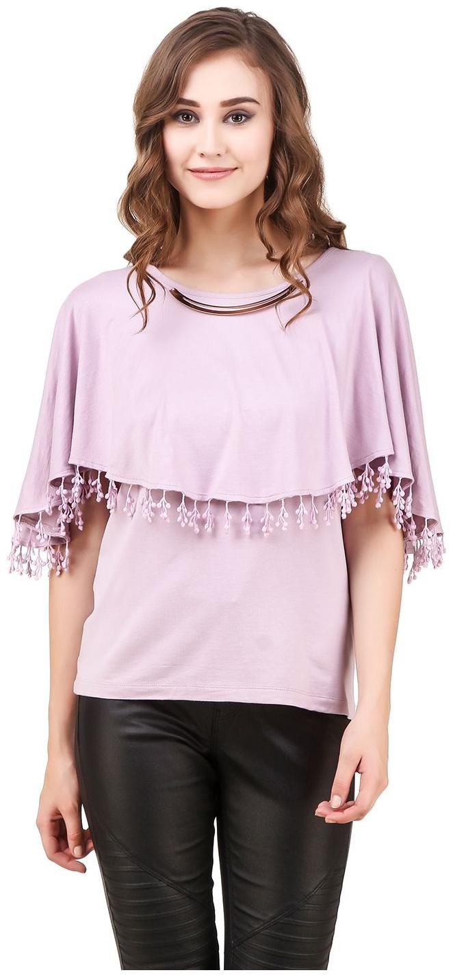 

Texco Women Solid Regular top - Purple
