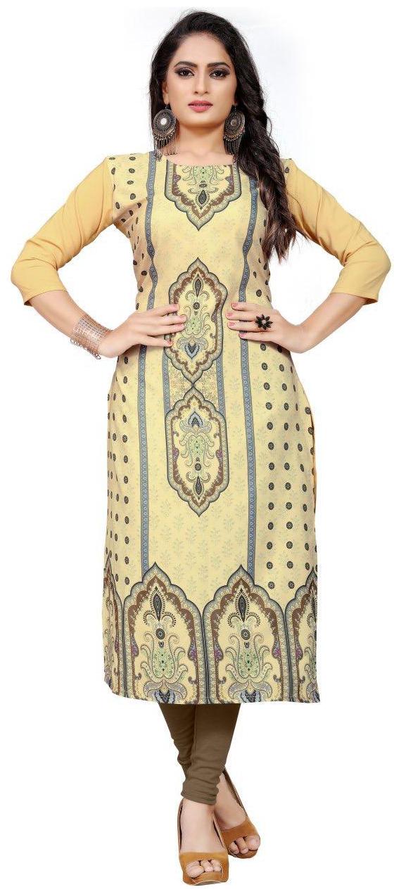

vishwa Women Multi Printed Straight Kurti