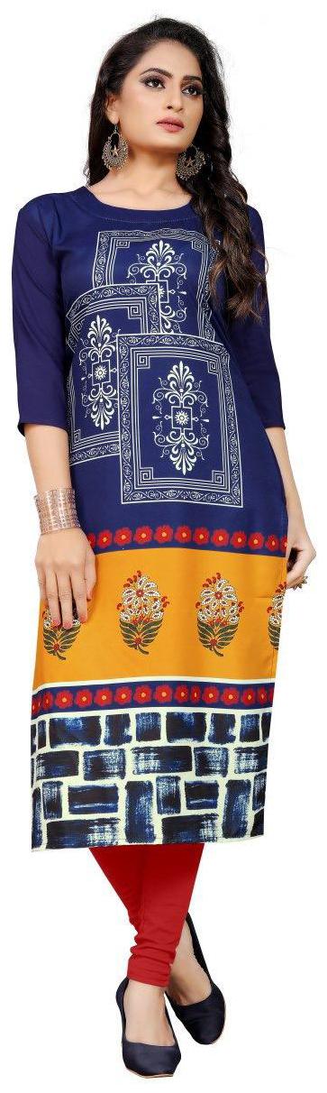 

vishwa Women Multi Printed Straight Kurti