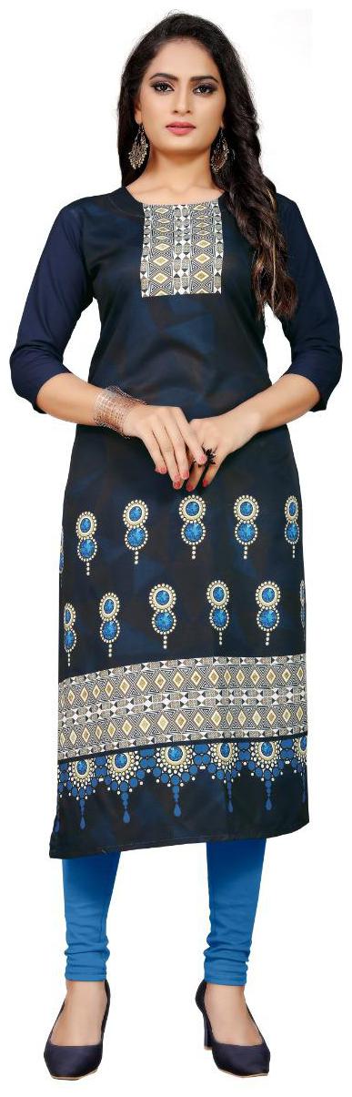 

vishwa Women Multi Printed Straight Kurti