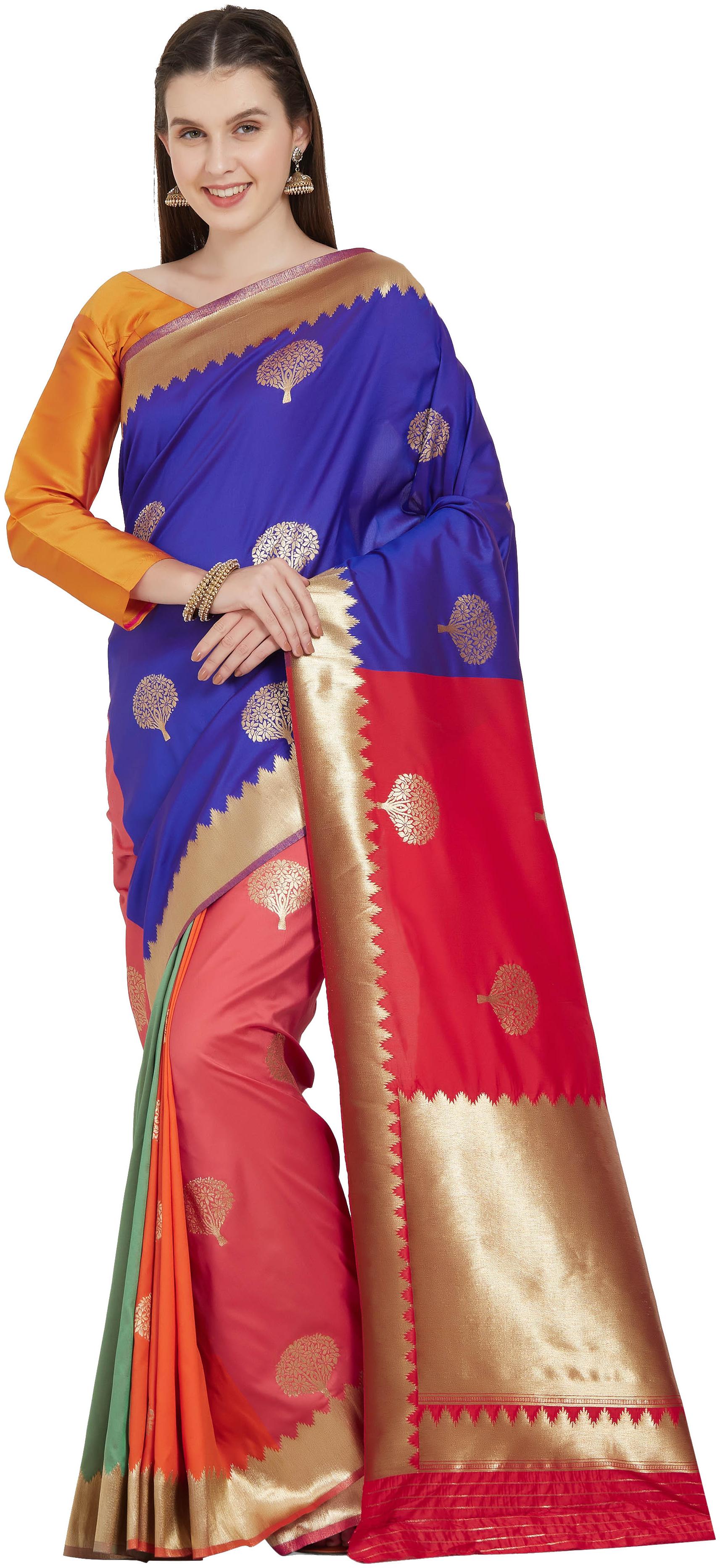 

Viva N Diva Multi Color Silk Saree