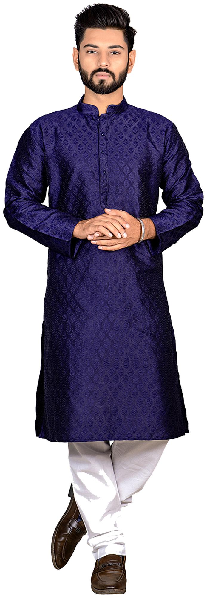 

Viva N Diva Blue Printed Kurta and Pyjamas