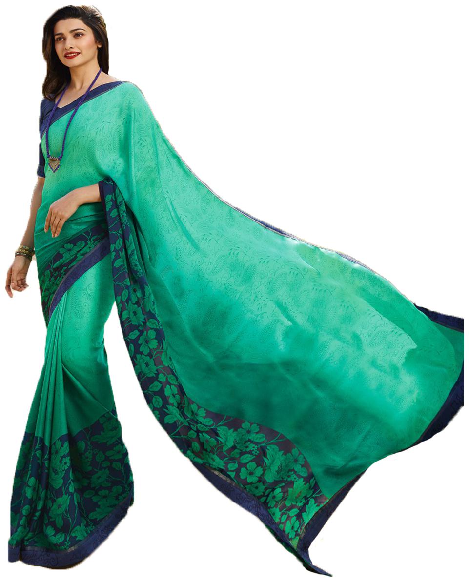 

Vivels Silk Universal Sarees Green