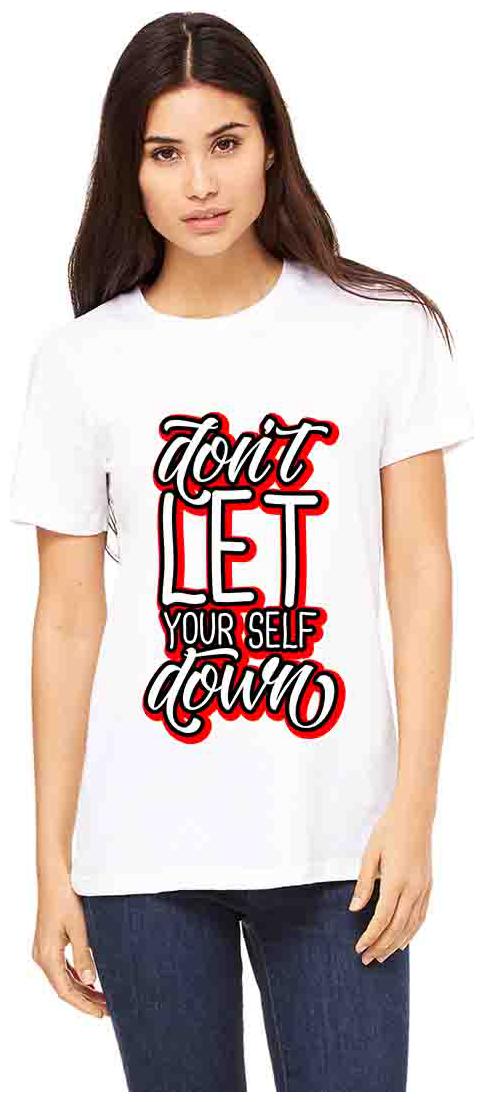 

Vogant Women White Regular fit Round neck Cotton T shirt