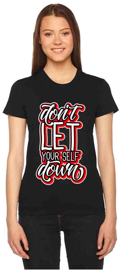 

Vogant Women Black Regular fit Round neck Cotton T shirt