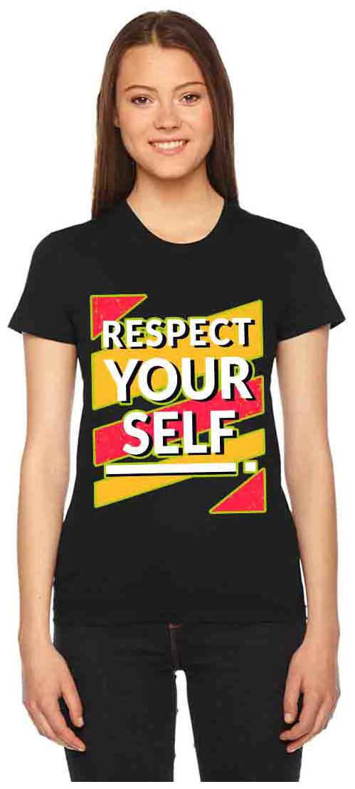 

Vogant Women Black Regular fit Round neck Cotton T shirt