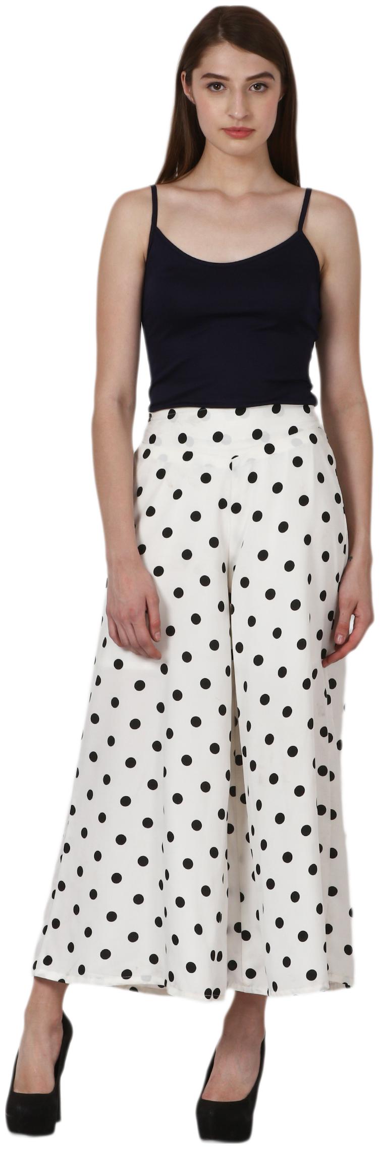 

VOGUE NATION Women Printed Poly Crepe Printed Palazzo Pants