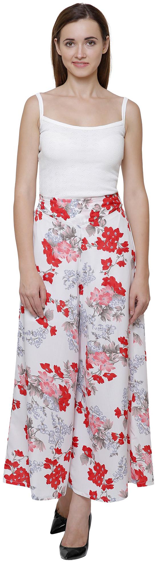 

VOGUE NATION Women Printed Poly Crepe Printed Palazzo Pants