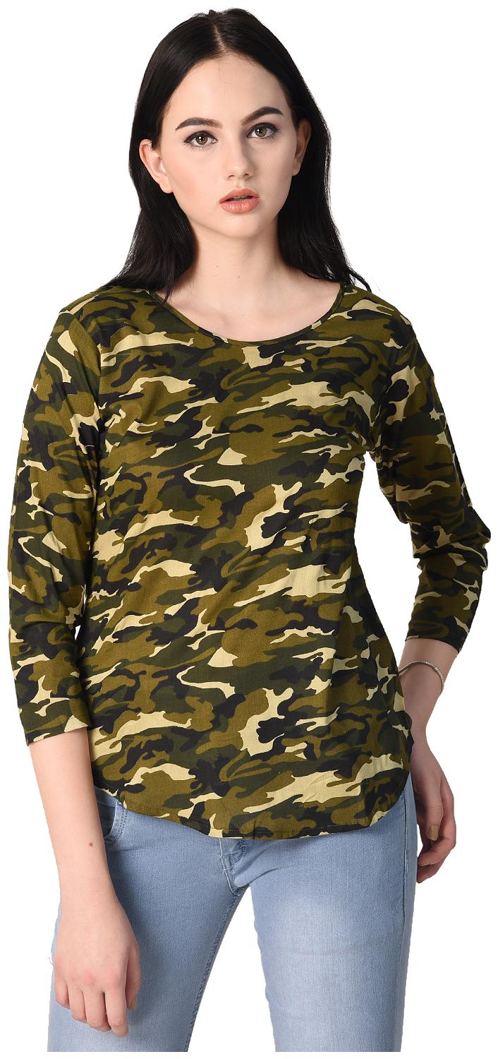 

VOGUE NATION Women Printed Regular top - Multi