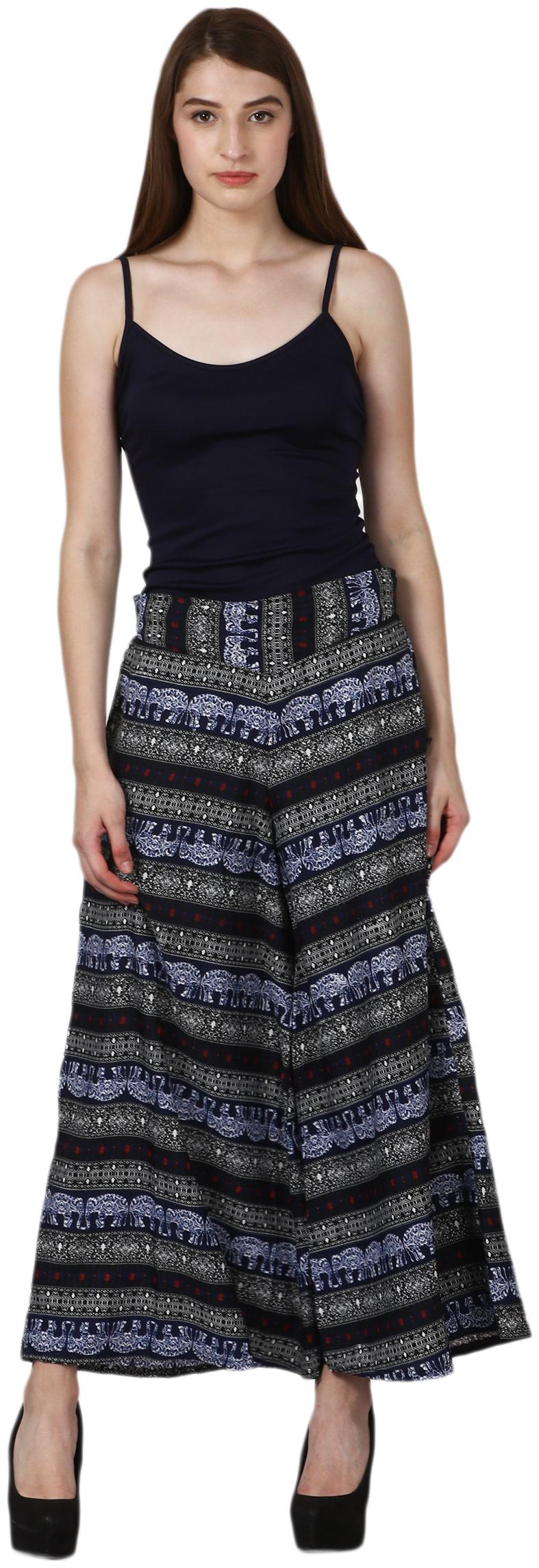 

VOGUE NATION Women Printed Poly Crepe Printed Palazzo Pants